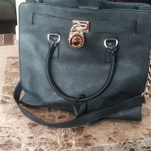 Michael kors leather Hamilton tote